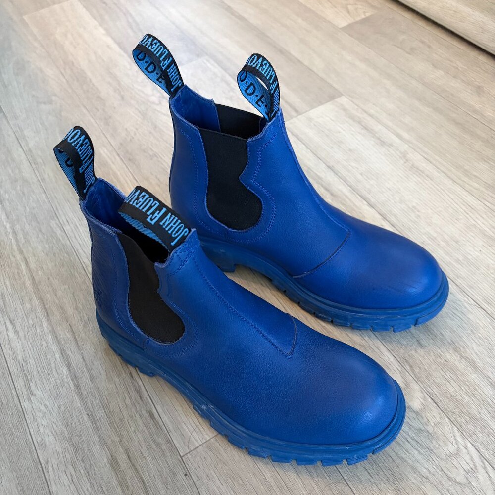 Fluevog Jeudi/Thursday Boot Blue